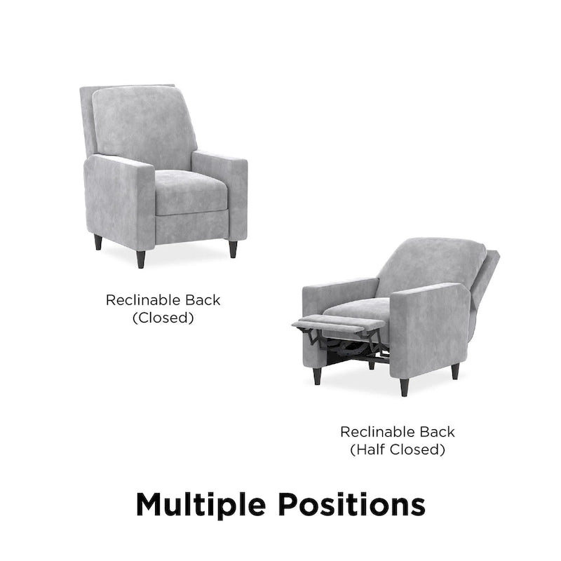 Le fauteuil inclinable Novogratz Lana Pushback