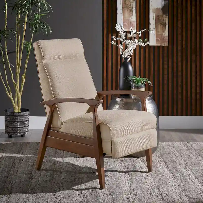 Fauteuil inclinable Notker du milieu du siècle, 65,4 cm de large, par iNSPIRE Q Modern