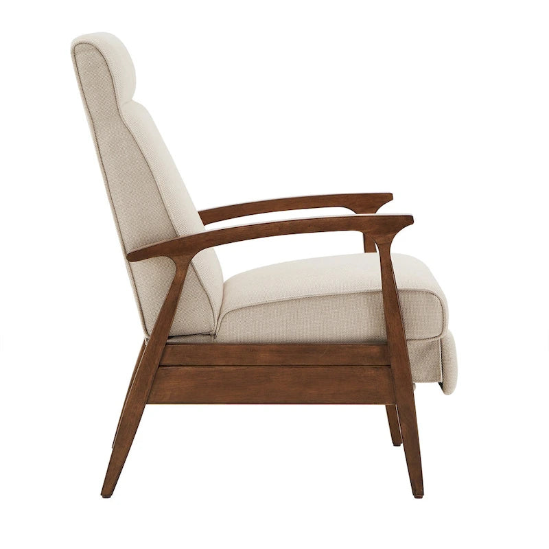 Fauteuil inclinable Notker du milieu du siècle, 65,4 cm de large, par iNSPIRE Q Modern