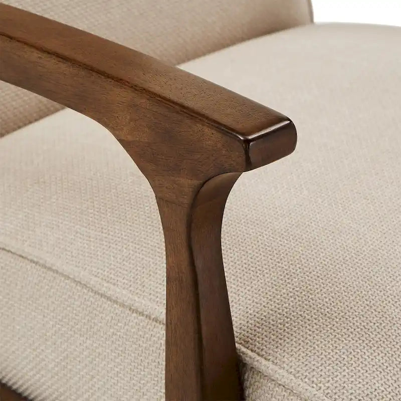 Fauteuil inclinable Notker du milieu du siècle, 65,4 cm de large, par iNSPIRE Q Modern