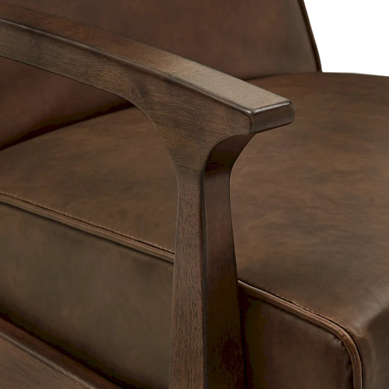 Fauteuil inclinable Notker du milieu du siècle, 65,4 cm de large, par iNSPIRE Q Modern