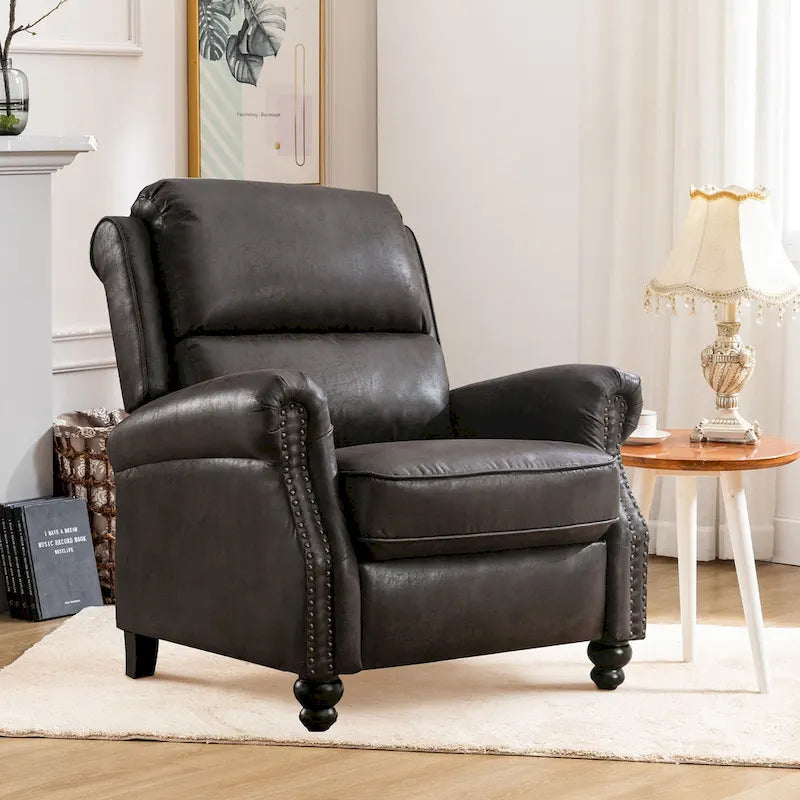 Fauteuil inclinable Club avec décorations à rivets