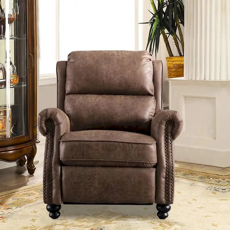 Fauteuil inclinable Club avec décorations à rivets