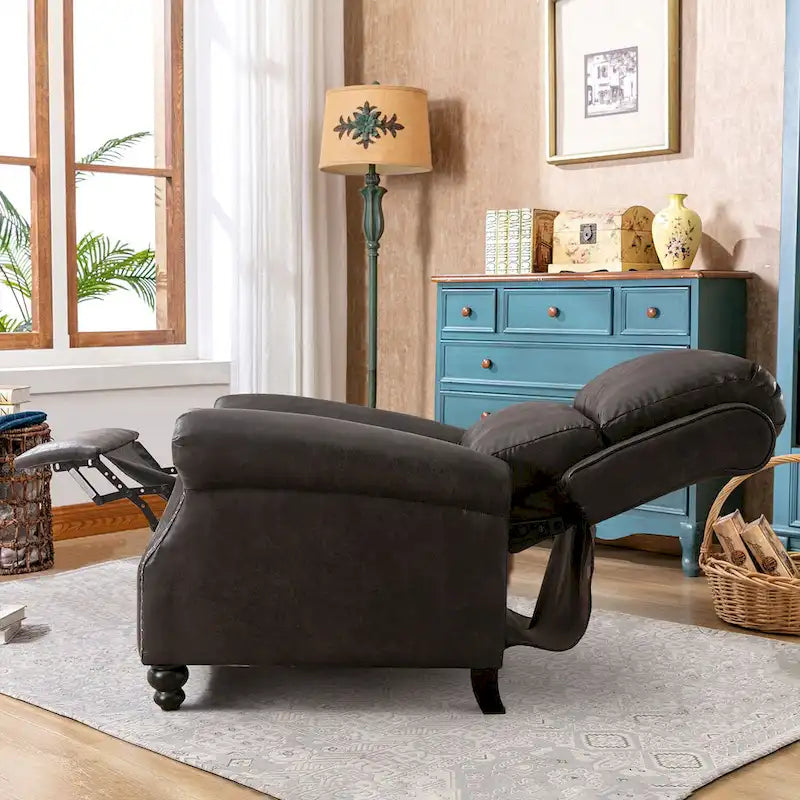 Fauteuil inclinable Club avec décorations à rivets