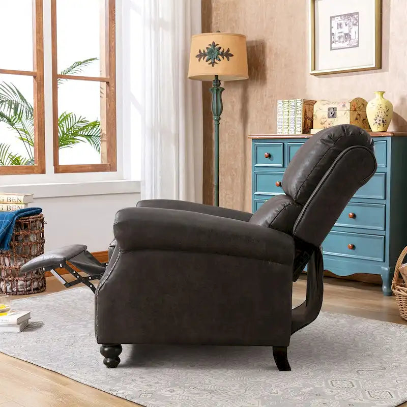 Fauteuil inclinable Club avec décorations à rivets