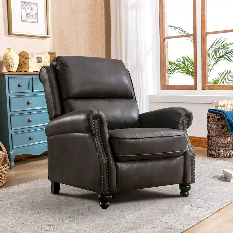 Fauteuil inclinable Club avec décorations à rivets