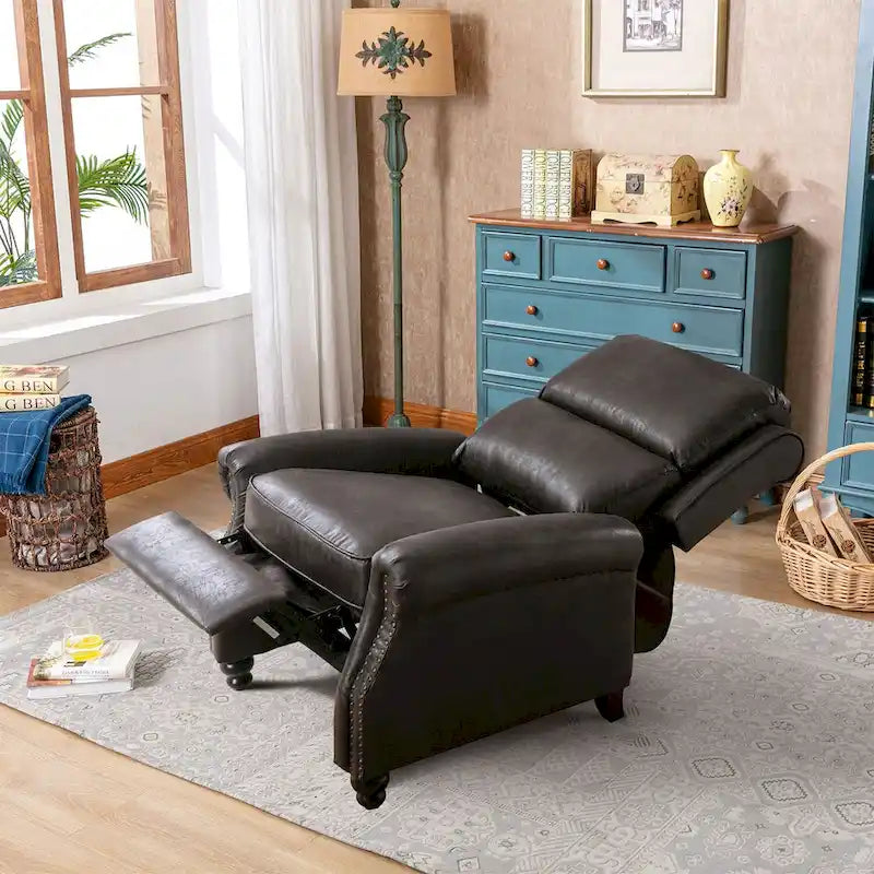 Fauteuil inclinable Club avec décorations à rivets