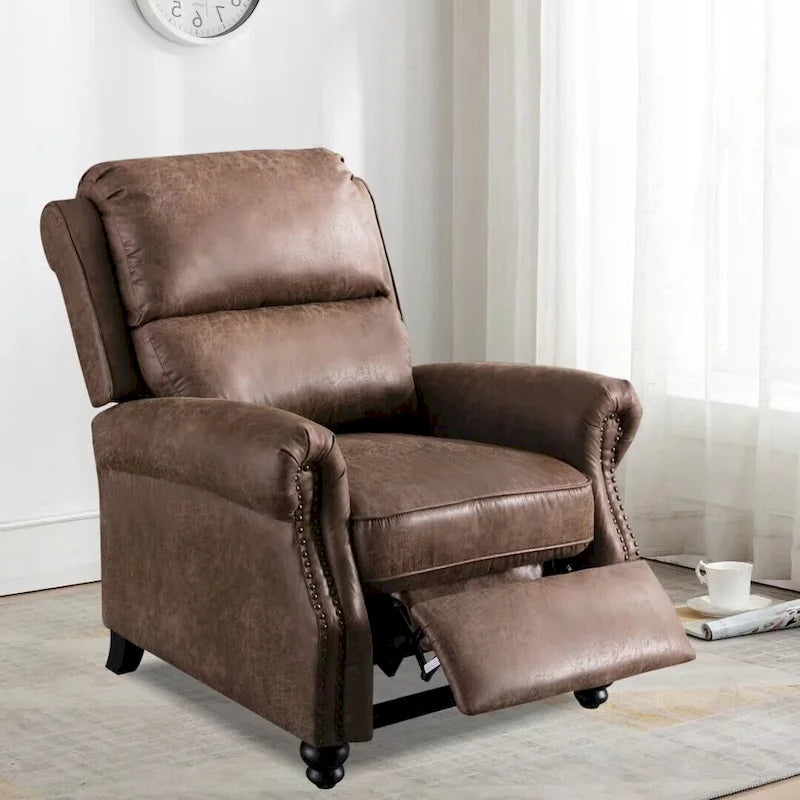 Fauteuil inclinable Club avec décorations à rivets