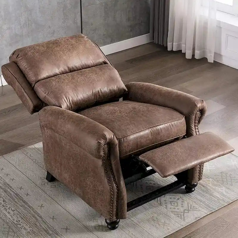 Fauteuil inclinable Club avec décorations à rivets