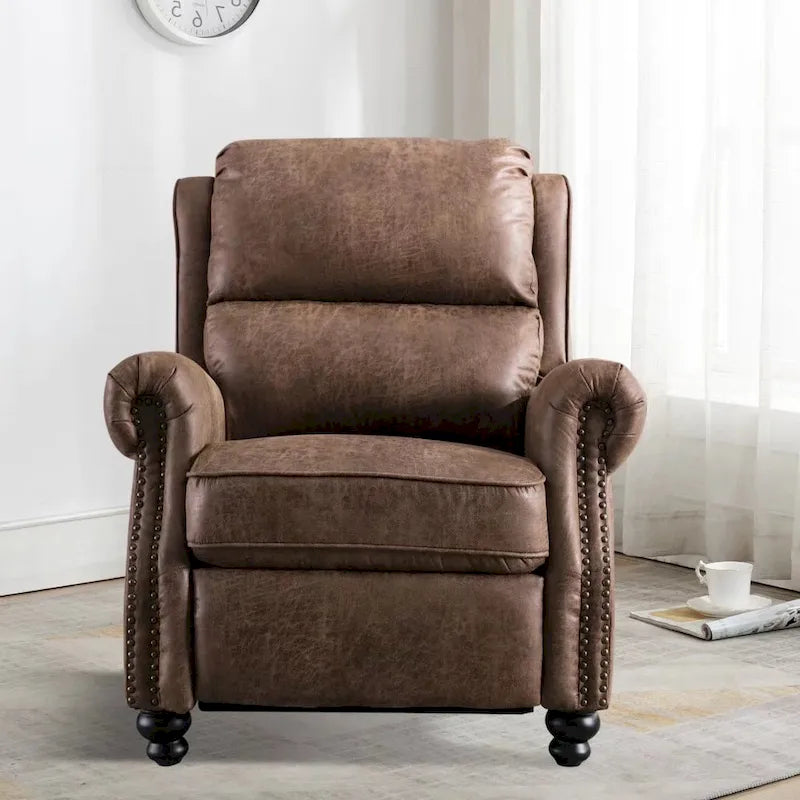 Fauteuil inclinable Club avec décorations à rivets