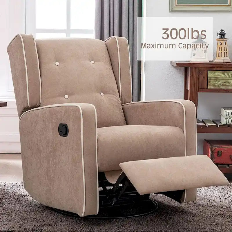 Fauteuil inclinable pivotant et berçant style course, ensemble de deux sièges