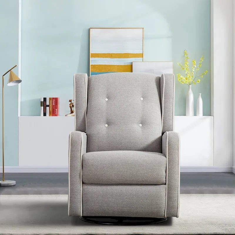 Fauteuil inclinable pivotant et berçant style course, ensemble de deux sièges