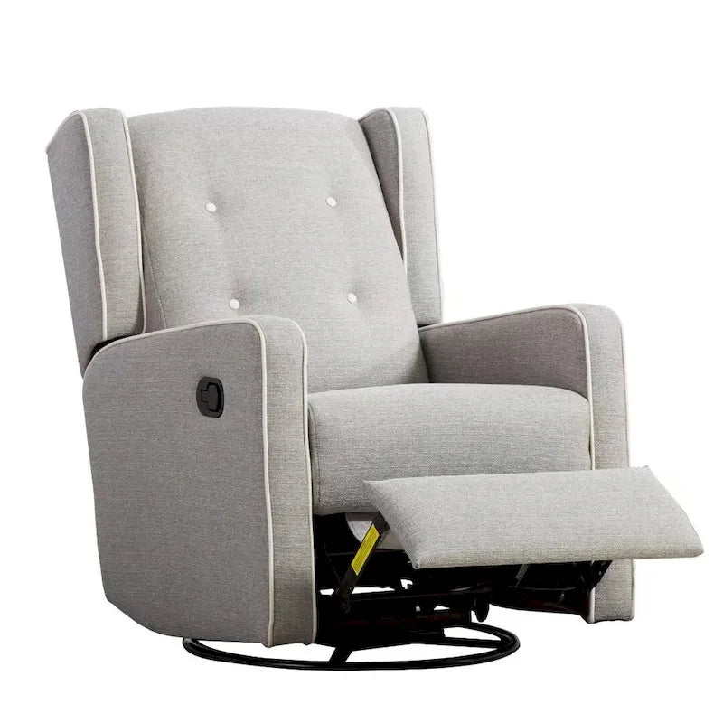 Fauteuil inclinable pivotant et berçant style course, ensemble de deux sièges