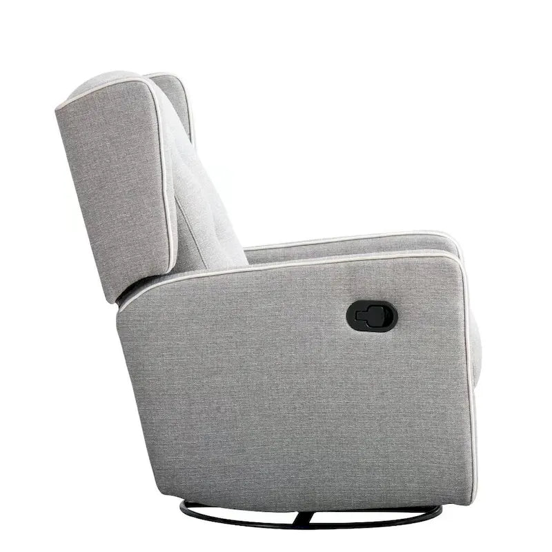 Fauteuil inclinable pivotant et berçant style course, ensemble de deux sièges