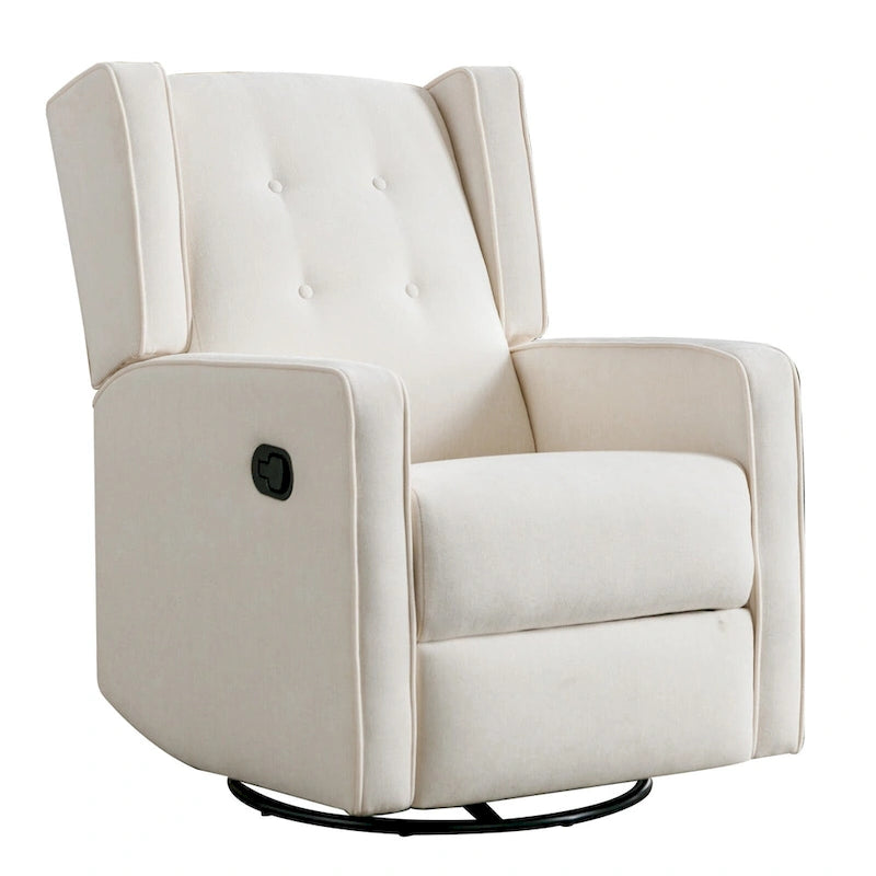Fauteuil inclinable pivotant et berçant style course, ensemble de deux sièges