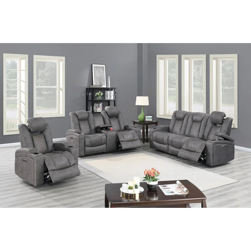 Fauteuil inclinable électrique avec porte-gobelets