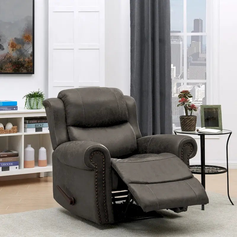 Fauteuil inclinable extra large à accoudoirs roulés Dilsen Copper Grove Wall Hugger