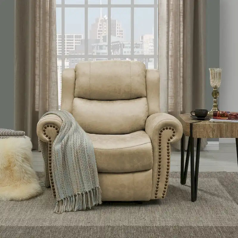 Fauteuil inclinable extra large à accoudoirs roulés Dilsen Copper Grove Wall Hugger