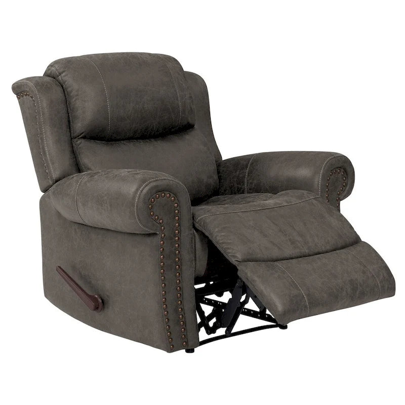 Fauteuil inclinable extra large à accoudoirs roulés Dilsen Copper Grove Wall Hugger