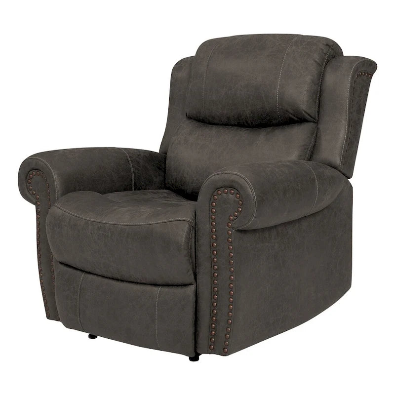 Fauteuil inclinable extra large à accoudoirs roulés Dilsen Copper Grove Wall Hugger