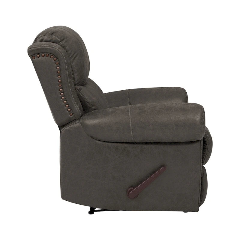Fauteuil inclinable extra large à accoudoirs roulés Dilsen Copper Grove Wall Hugger