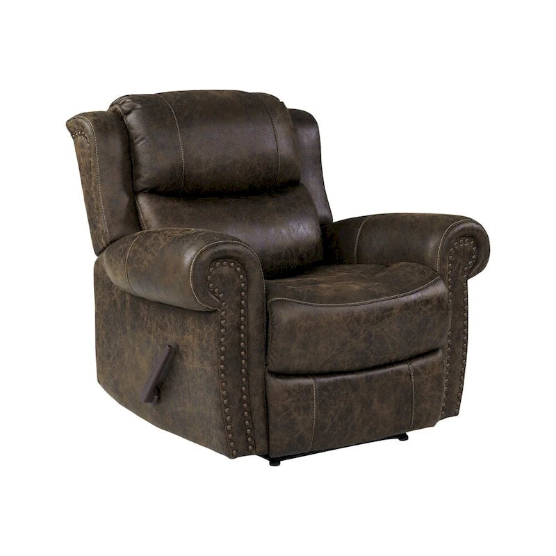 Fauteuil inclinable extra large à accoudoirs roulés Dilsen Copper Grove Wall Hugger