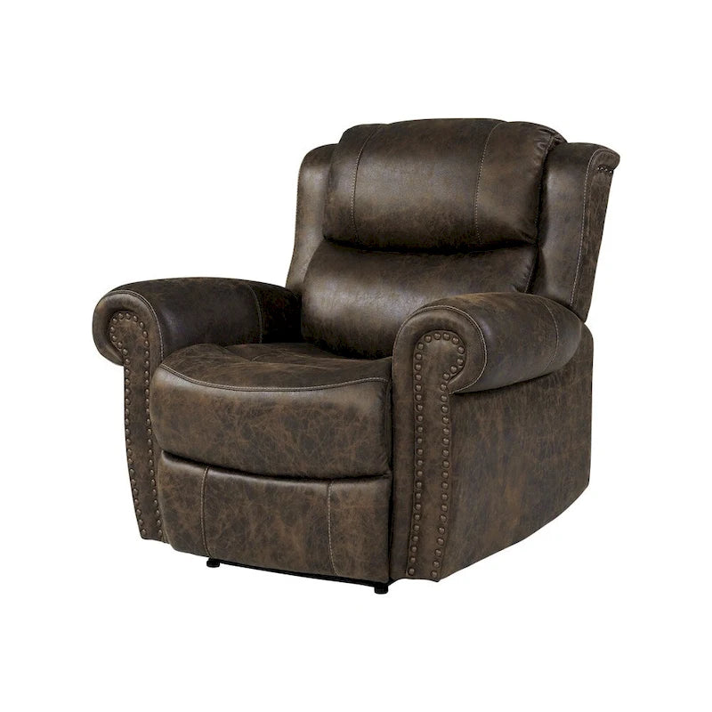 Fauteuil inclinable extra large à accoudoirs roulés Dilsen Copper Grove Wall Hugger