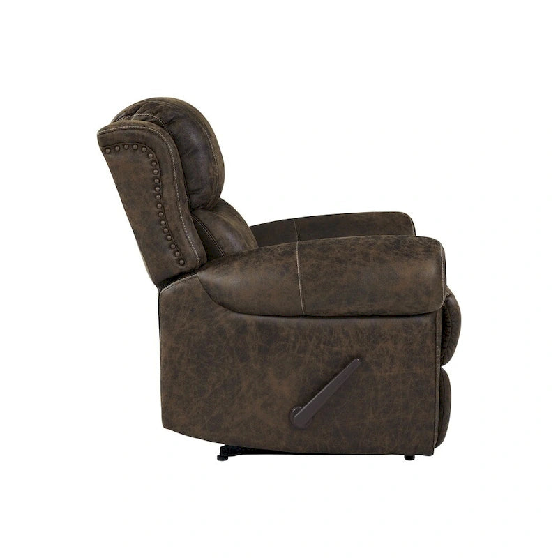 Fauteuil inclinable extra large à accoudoirs roulés Dilsen Copper Grove Wall Hugger
