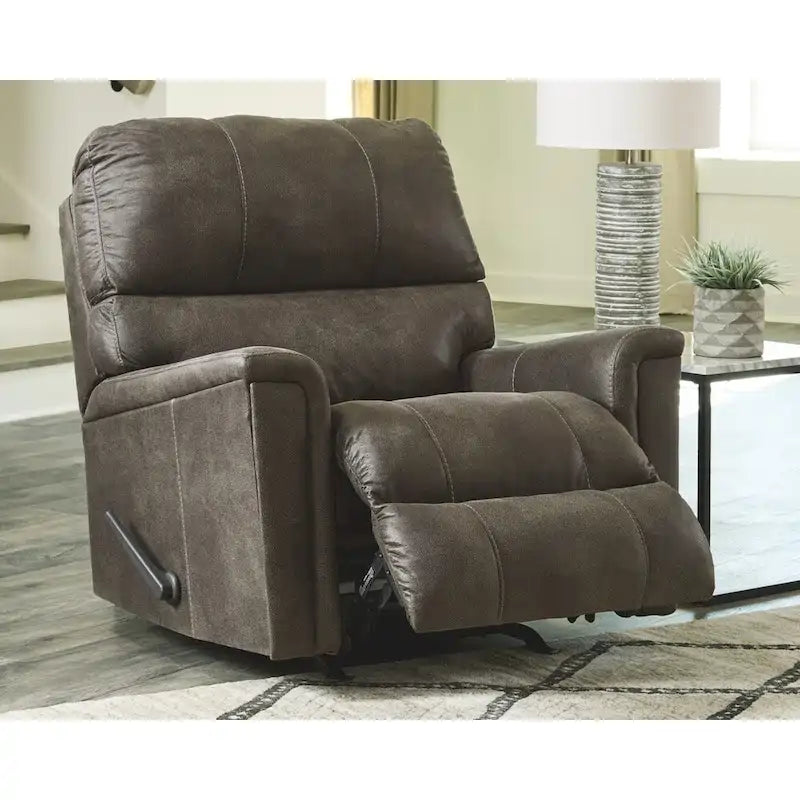 Fauteuil inclinable à bascule marron Navi Signature Design by Ashley