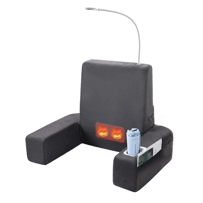 Chaise longue de lit Carepeutic avec dossier et massage shiatsu chauffant