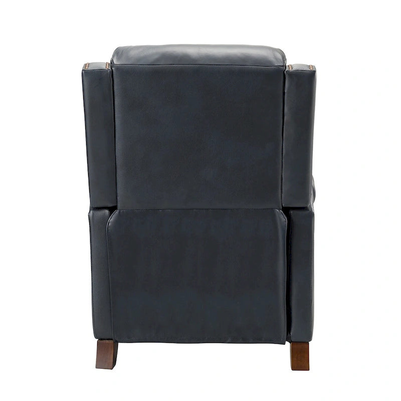 Felisa, ensemble de 2 fauteuils inclinables manuels en cuir véritable, largeur 32,48 po