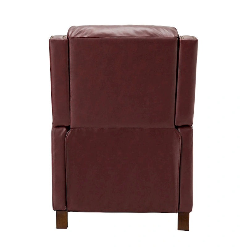 Felisa, ensemble de 2 fauteuils inclinables manuels en cuir véritable, largeur 32,48 po