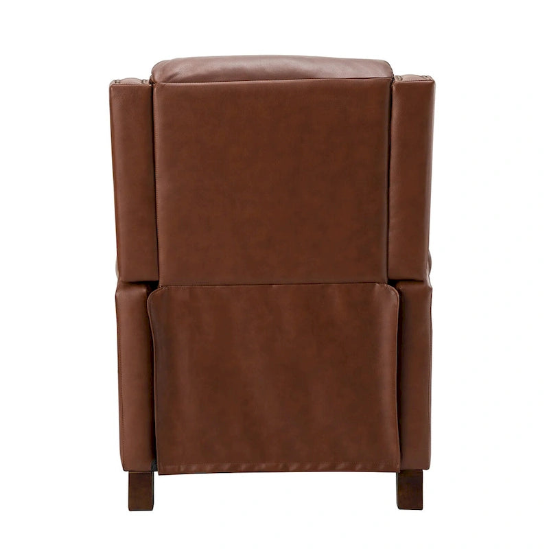 Felisa, ensemble de 2 fauteuils inclinables manuels en cuir véritable, largeur 32,48 po