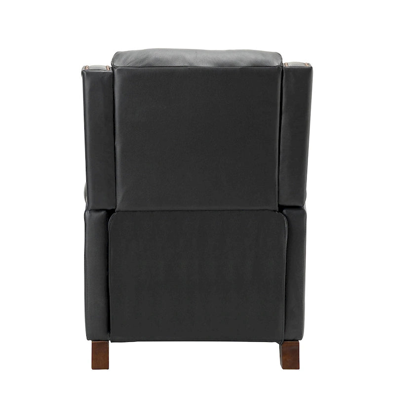 Felisa, ensemble de 2 fauteuils inclinables manuels en cuir véritable, largeur 32,48 po