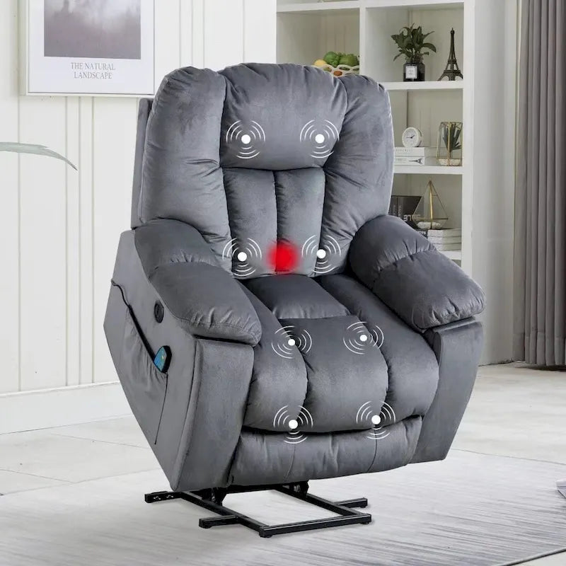 Fauteuil inclinable Ebello Power Assist Lift avec massage