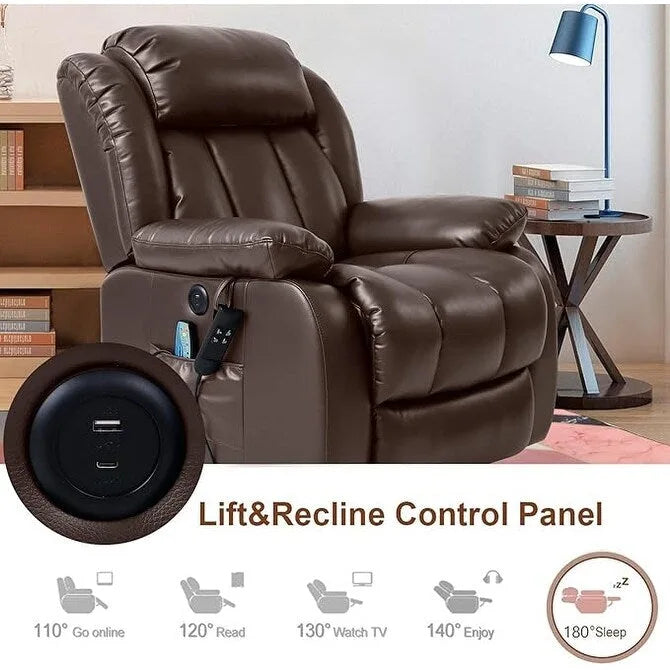 Fauteuil inclinable Ebello Power Assist Lift avec massage