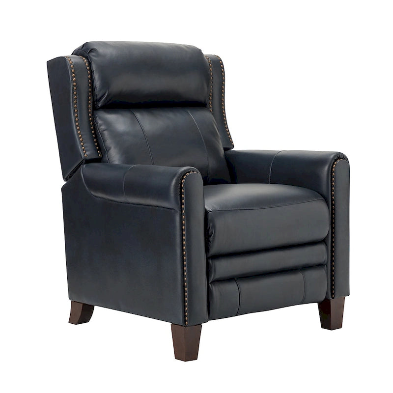 Fauteuil inclinable manuel en cuir véritable Felisa 32.48