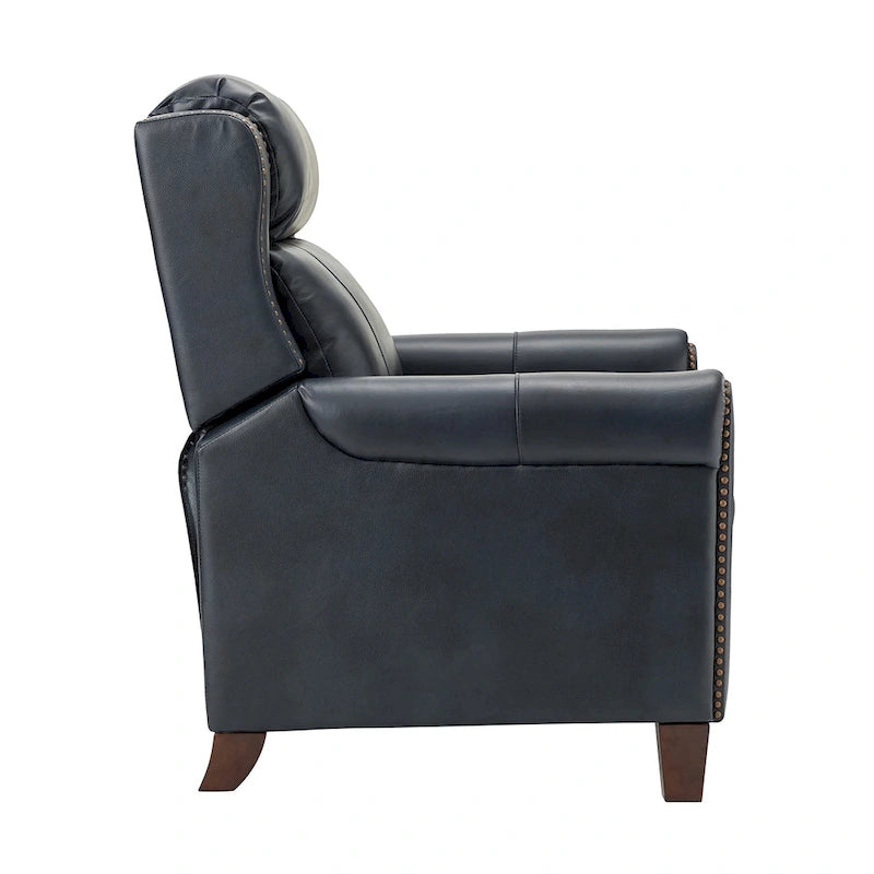 Fauteuil inclinable manuel en cuir véritable Felisa 32.48