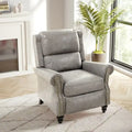 Fauteuil inclinable moderne et rembourré en cuir PU