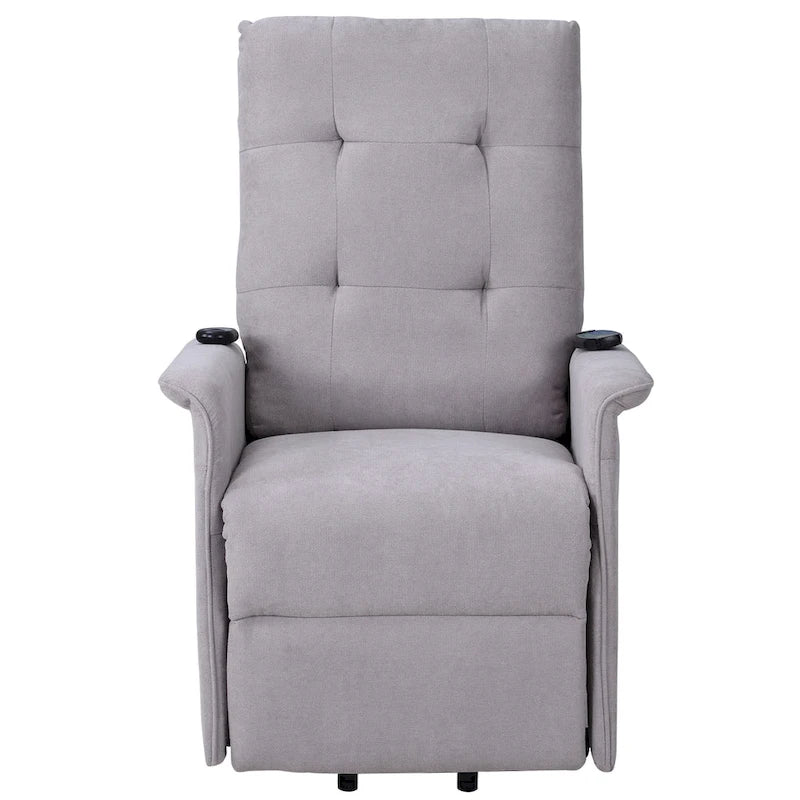 Orisfur. Fauteuil releveur électrique pour personnes âgées avec fonction de massage réglable, inclinable pour salon
