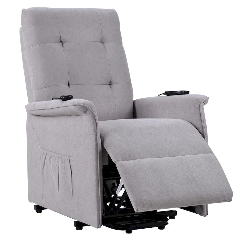 Orisfur. Fauteuil releveur électrique pour personnes âgées avec fonction de massage réglable, inclinable pour salon