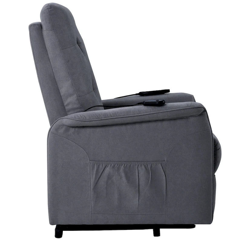 Orisfur. Fauteuil releveur électrique pour personnes âgées avec fonction de massage réglable, inclinable pour salon