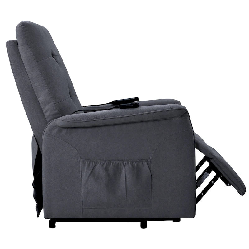 Orisfur. Fauteuil releveur électrique pour personnes âgées avec fonction de massage réglable, inclinable pour salon