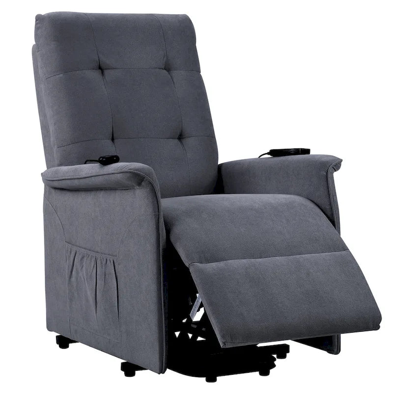 Orisfur. Fauteuil releveur électrique pour personnes âgées avec fonction de massage réglable, inclinable pour salon