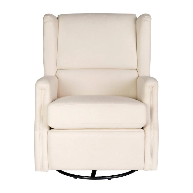 Fauteuil inclinable planeur manuel avec dossier haut et pivotant à 360°