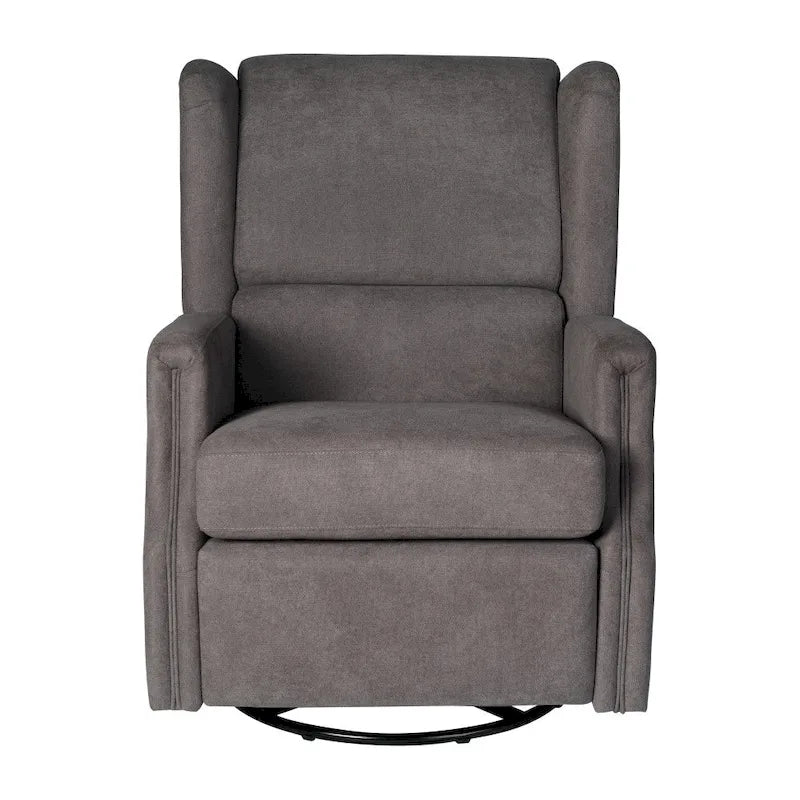 Fauteuil inclinable planeur manuel avec dossier haut et pivotant à 360°
