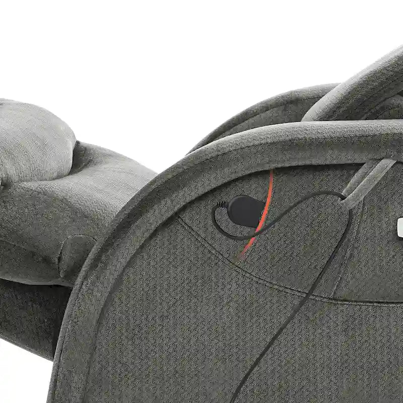 Fauteuil inclinable zéro gravité MCombo Power avec appui-tête réglable pour salon, tissu ZG334