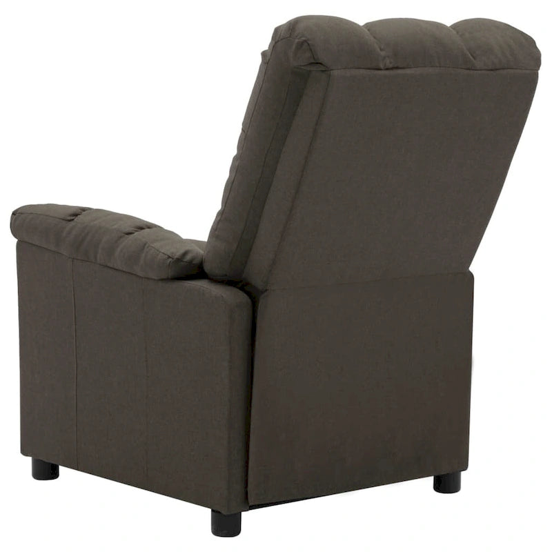 vidaXL Fauteuil inclinable en tissu taupe - 29,1 x 38,9 x 40,1