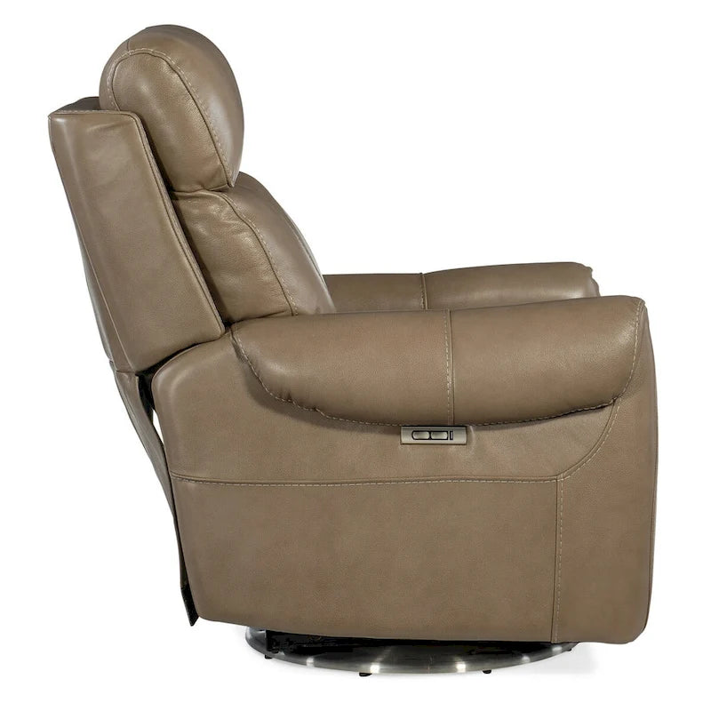 Hooker Furniture RC600-PHSZ-POWER-RECLINER Sterling, Fauteuil Inclinable Électrique en Cuir de 91 cm de Large
