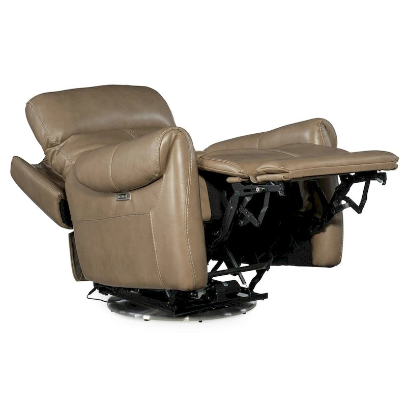 Hooker Furniture RC600-PHSZ-POWER-RECLINER Sterling, Fauteuil Inclinable Électrique en Cuir de 91 cm de Large